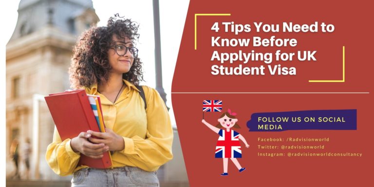 Top 4 Tips You Need to Know before applying for UK Student Visa